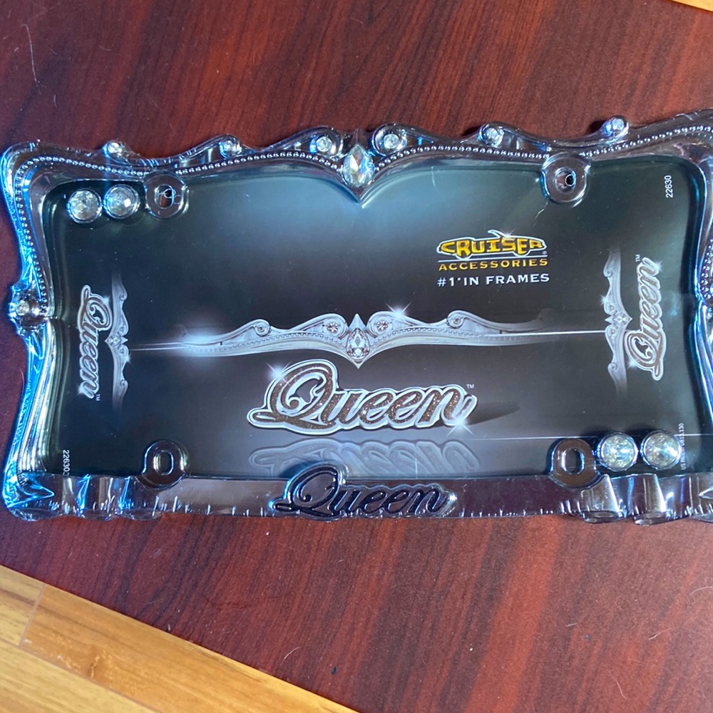 Queen License Plate Frame